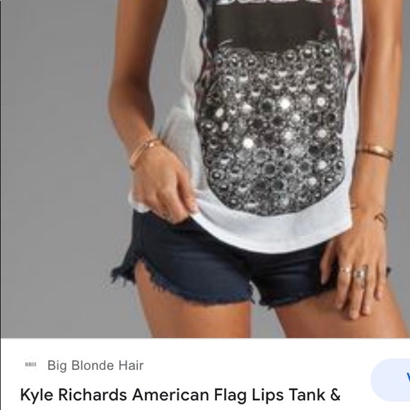 BLACK Lauren Moshi muscle tee | Size Large| Like New | BLACK - Picture 9 of 10